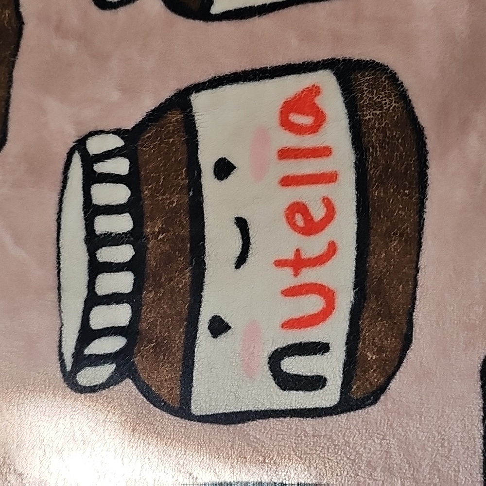 Nutella Plush Throw Blanket - Picture 2 of 3